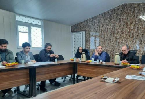 برگزاری جلسه روند پیشرفت اجرای پروژه نهضت ملی مسکن شهرک شهید سلیمانی اردبیل